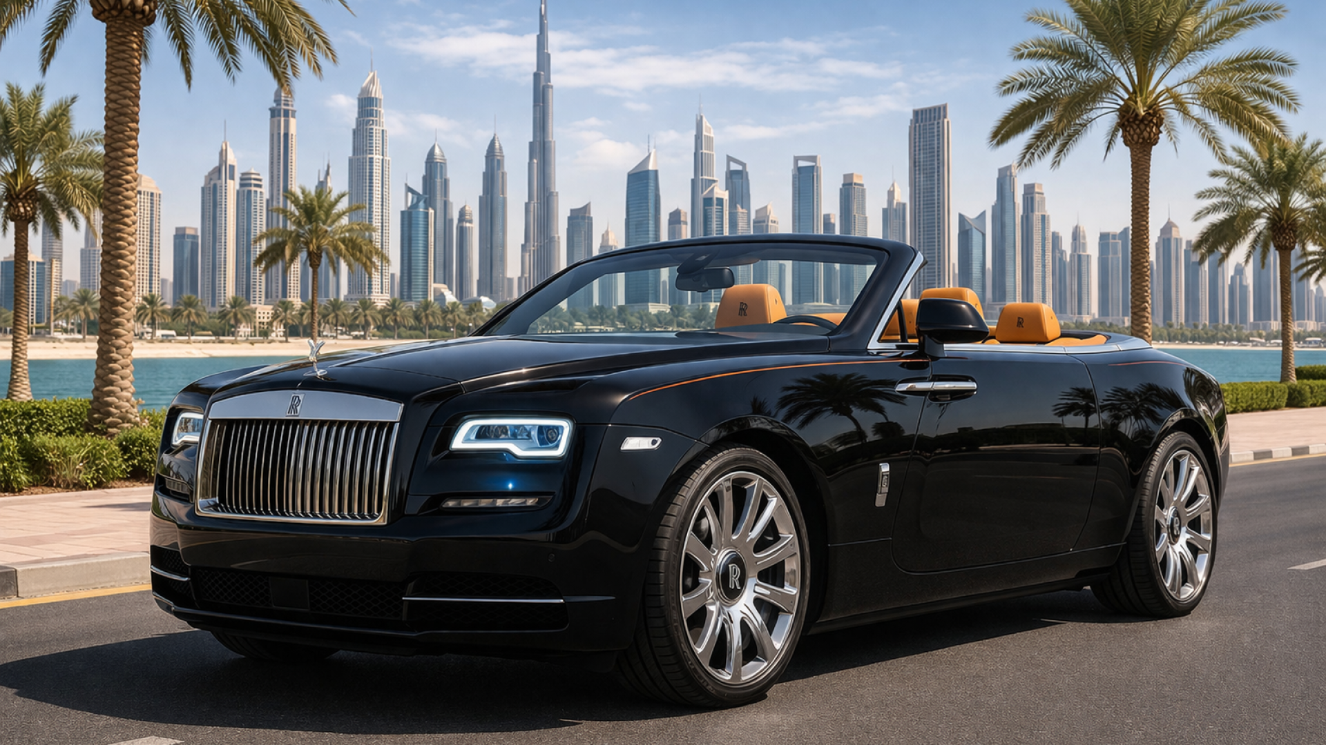 Rent Rolls Royce Dawn 2022 in Dubai