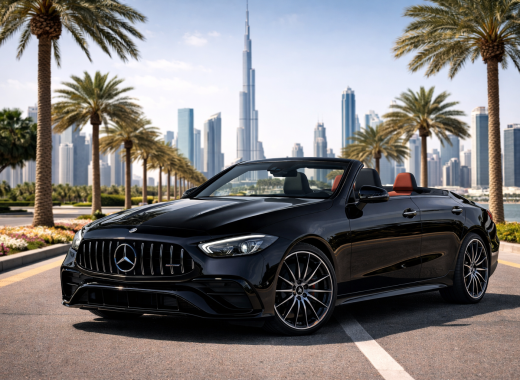 Rent Mercedes Benz C300 AMG Convertible 2025 in Dubai