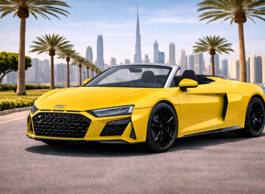 Rent Audi R8 V10 Spyder 2023 in Dubai